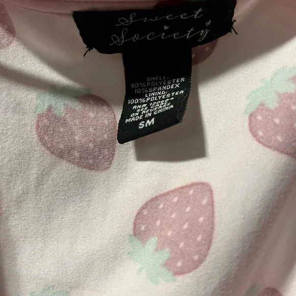 Hot Topic Pink Strawberry Print Dress - Picture 3 of 3
